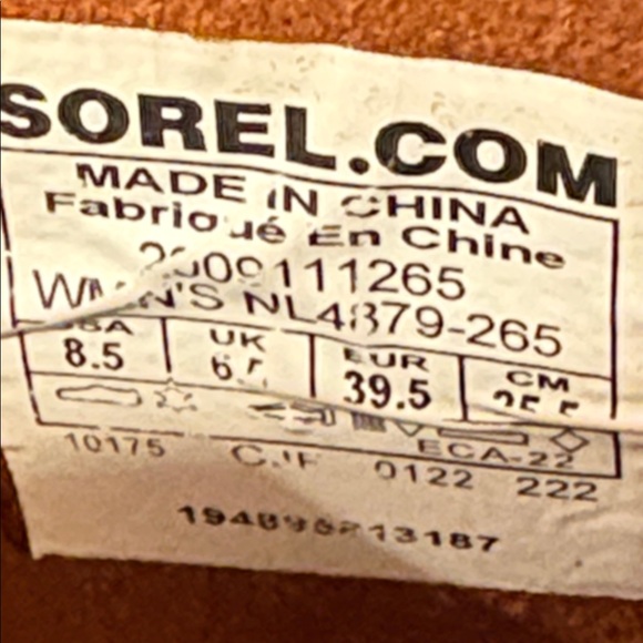 Sorel Tan Leather Lace-Up Boots - Picture 9 of 12